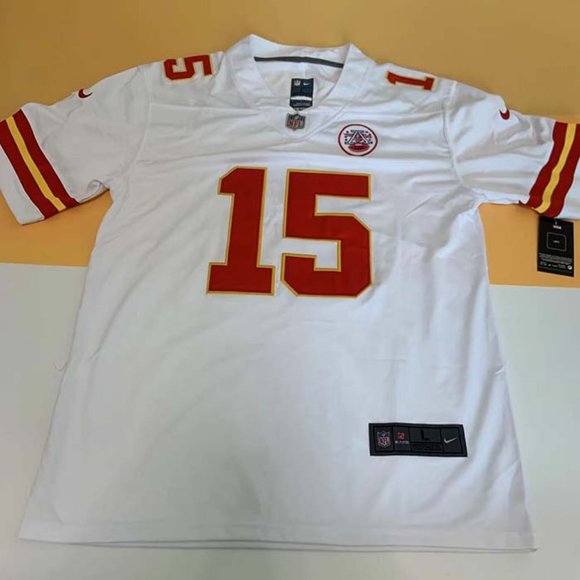 Kansas City Chiefs Nike Game #15 White Jersey